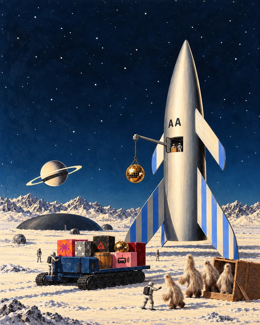 Alien MixTape № 08: Course set for ‘Saturn’s Return’.